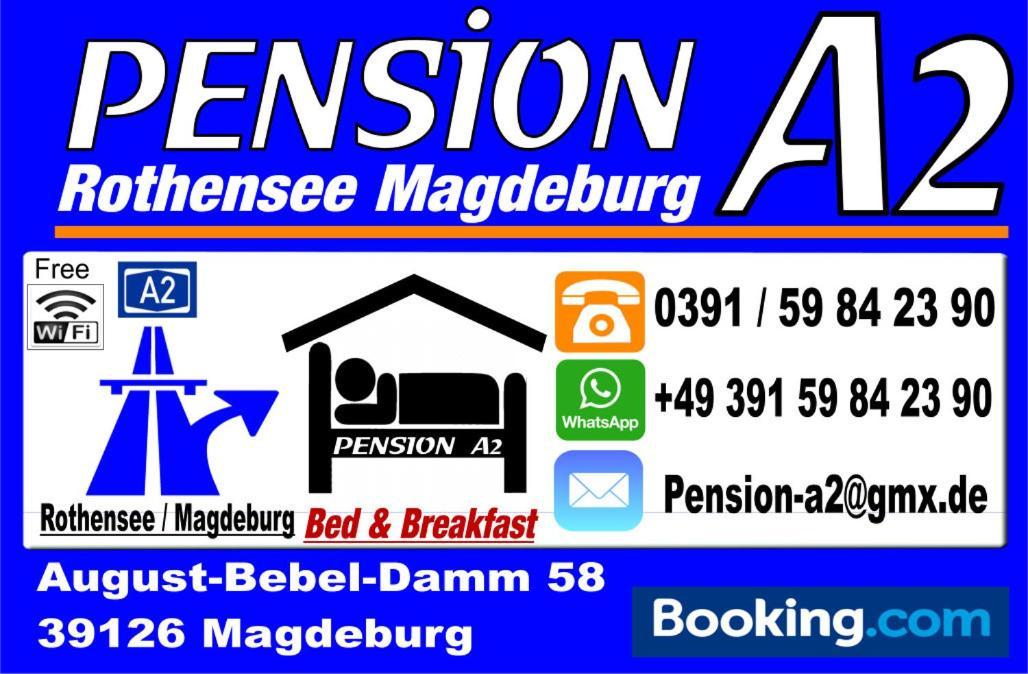 Pension - A2 Rothensee / Магдебург Екстер'єр фото